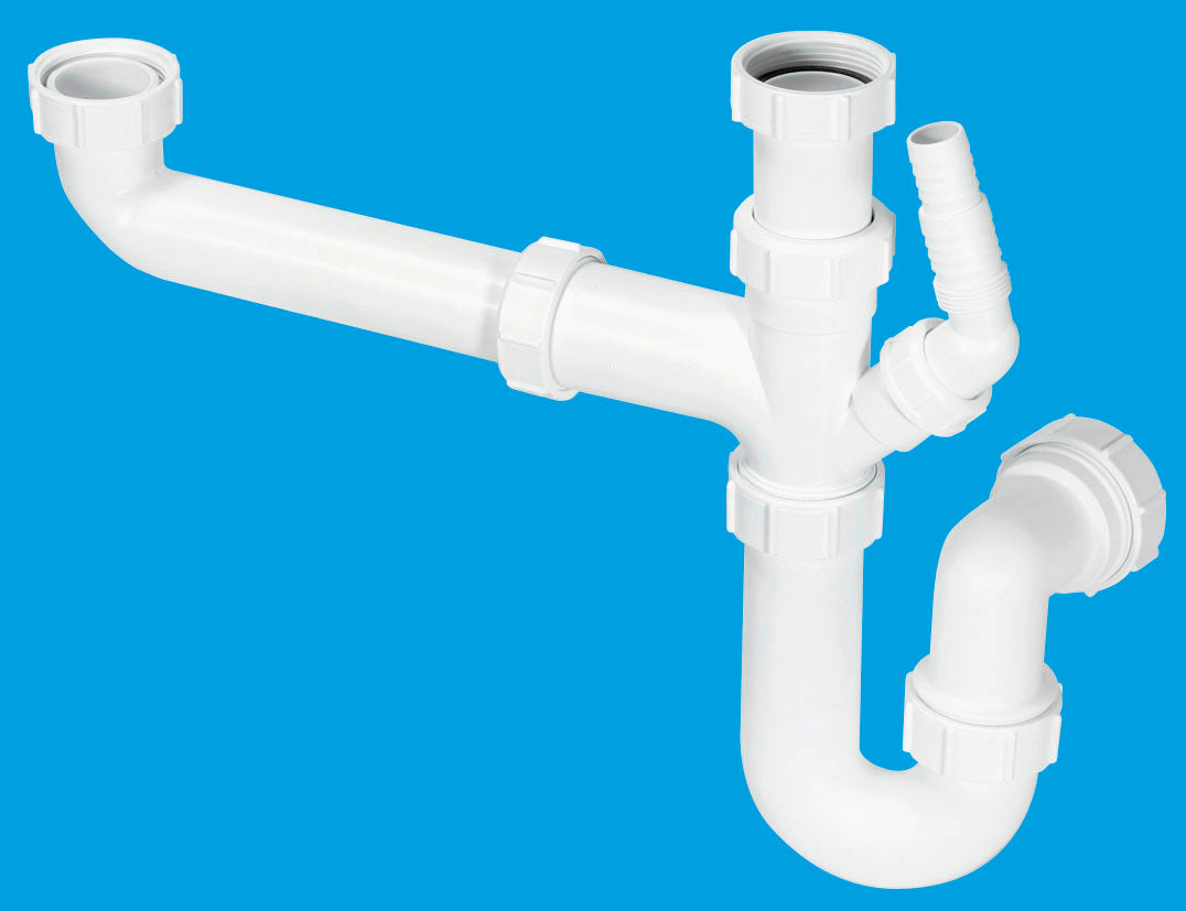 McAlpine 1 1/2" Bowl and a half Sink Kit