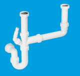McAlpine 1 1/2" Double Bowl Sink Kit 1 1/2" size
