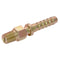 St. Zinc-Pltd Male BSPT x Hose Tail Locking Collar 3/4" size