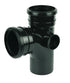FloPlast Black PVC-U Branch