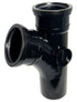 FloPlast Black PVC-U SP200 112.5 Deg Branch 110mm