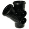 FloPlast Black PVC-U SP210 135 Deg Branch 110mm