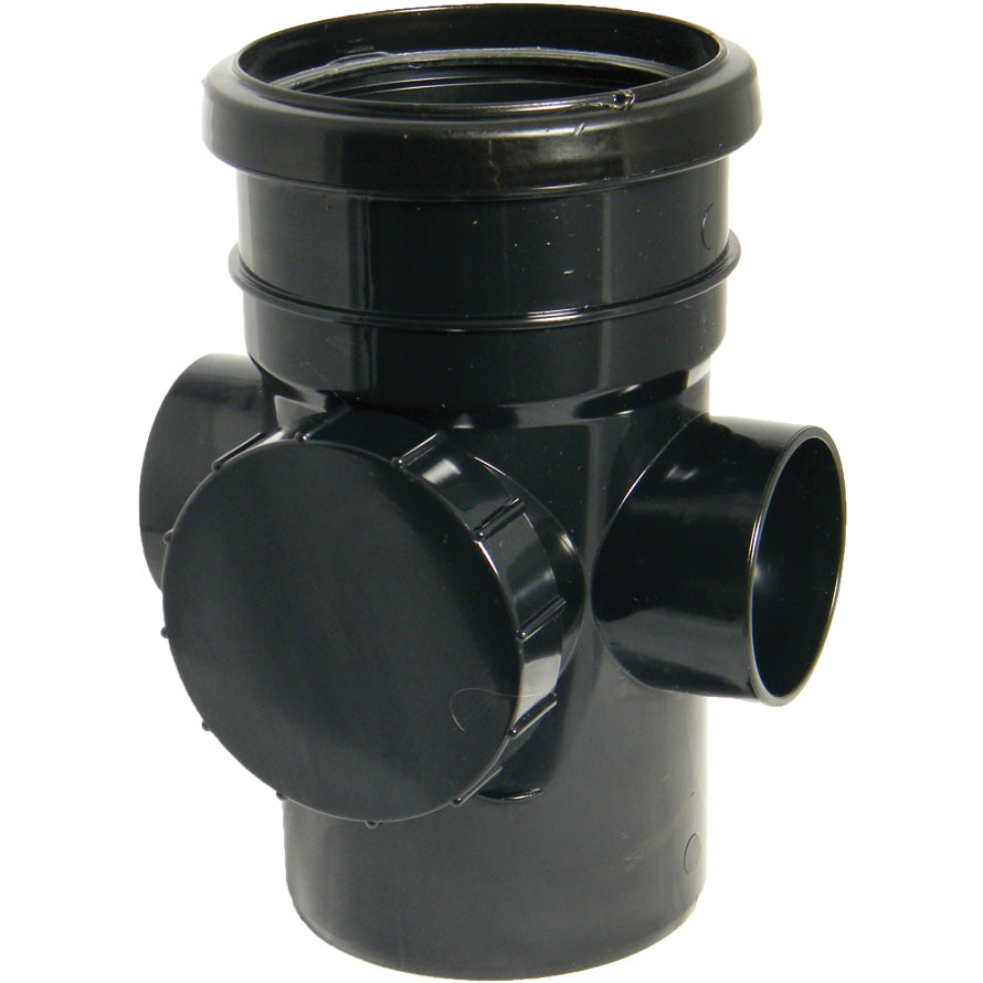 FloPlast Black PVC-U Access Pipe