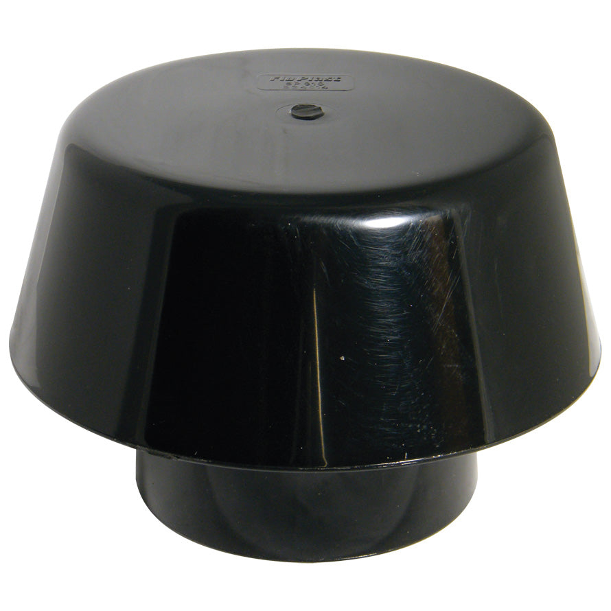 FloPlast Black PVC-U SP310 Extract Cowl 110mm