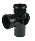 FloPlast Black PVC-U SP502 92.5 Deg Access Branch 110mm
