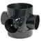 FloPlast Black PVC-U Boss Pipe
