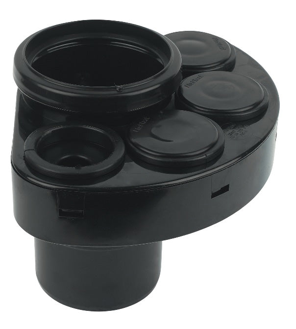 FloPlast Black PVC-U SP588 Manifold 32/40/50mm Conn. 110mm