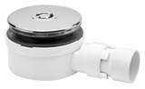 McAlpine 90mm Shower Trap - CP Plastic Dome Top