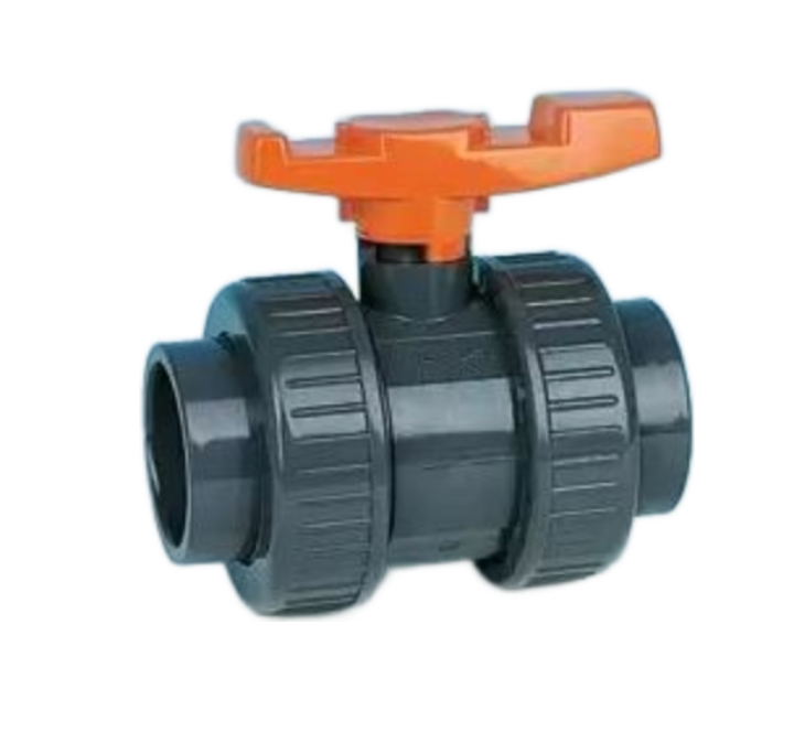 TP PVC-U Double Union Ball Valve EPDM