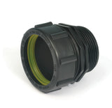Vulcathene M.I. to Pipe Coupler in black 38mm size