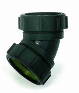 Vulcathene 135 Degree Slow Bend in black 38mm size