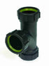 Vulcathene 92 1/2 Deg Reducing Sweep Tee 51mm x 38mm in black 51mm size