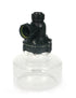 Vulcathene Dilution Recovery Trap Glass Base 2.3L 38mm in black 38mm size