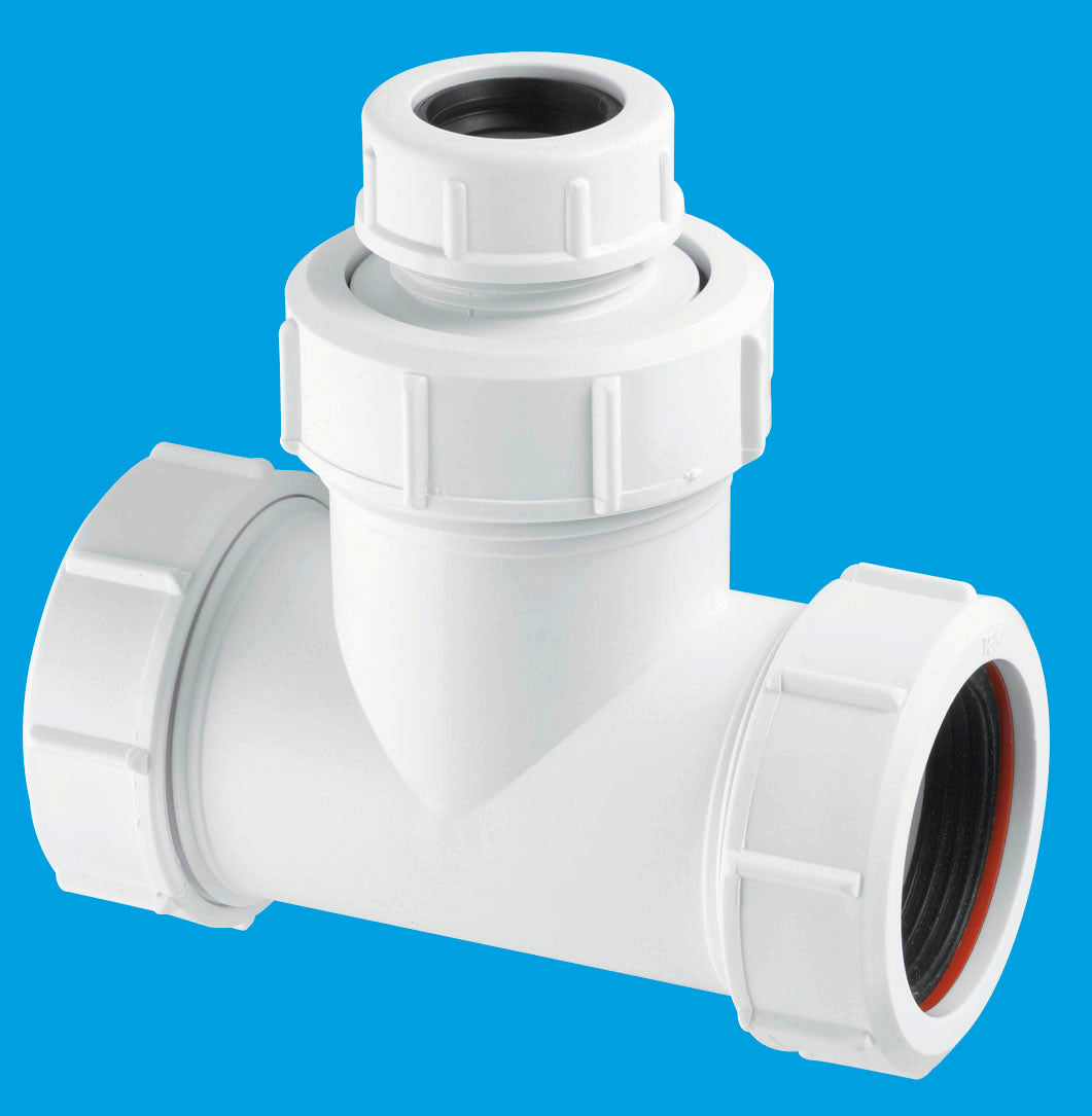 McAlpine 1 1/2"x 19/23mm Universal Slip Tee