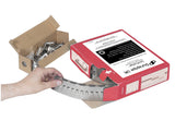 Vulcathene Unicollar Fire Protection 2250mm Strip Length in silver