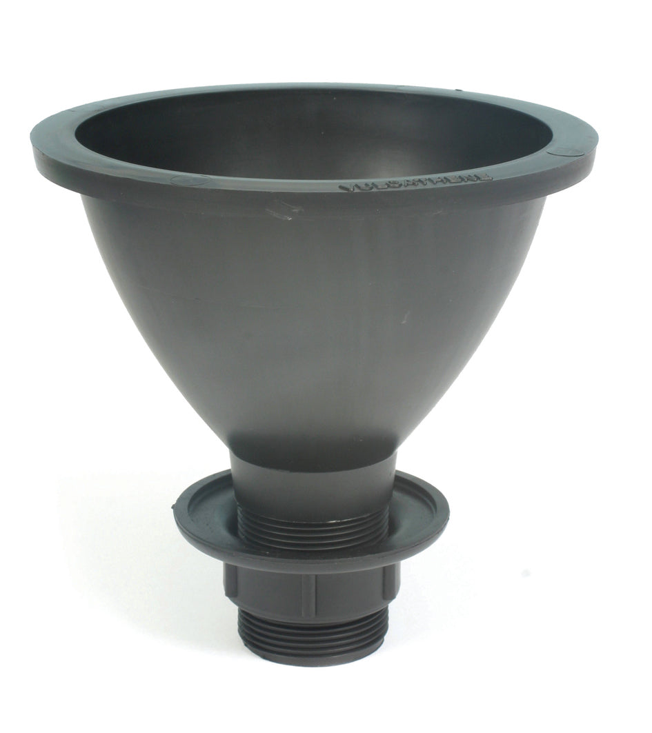 Vulcathene Black Large Circular Drip Cup 168mm(dia.)
