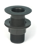 Vulcathene Black Waste Slotted in black 1 1/4" size