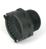 Vulcathene M.I. to Pipe Coupler in black 38mm size