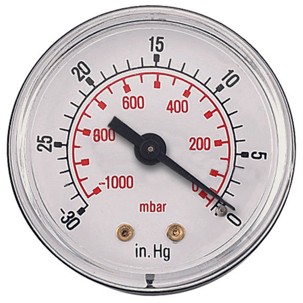 Vacuum Gauge Centre Back Conn BSPT