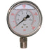 St.St. Guage Bot. Conn. 63mm Face BSPP 1/4" in silver