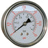 St.St. Guage Centre Back Conn. 63mm Face BSPP 1/4" in silver