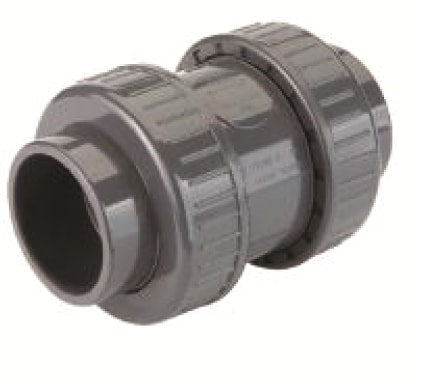 TP PVC-U Double Union Check Valve EPDM