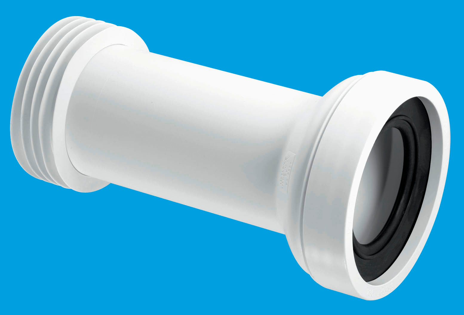 McAlpine 4"/110mm WC Con Straight Adjustable Length