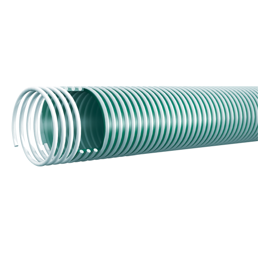 Translucent Green Water Delivery Hose 10 Metre in clear 4" size