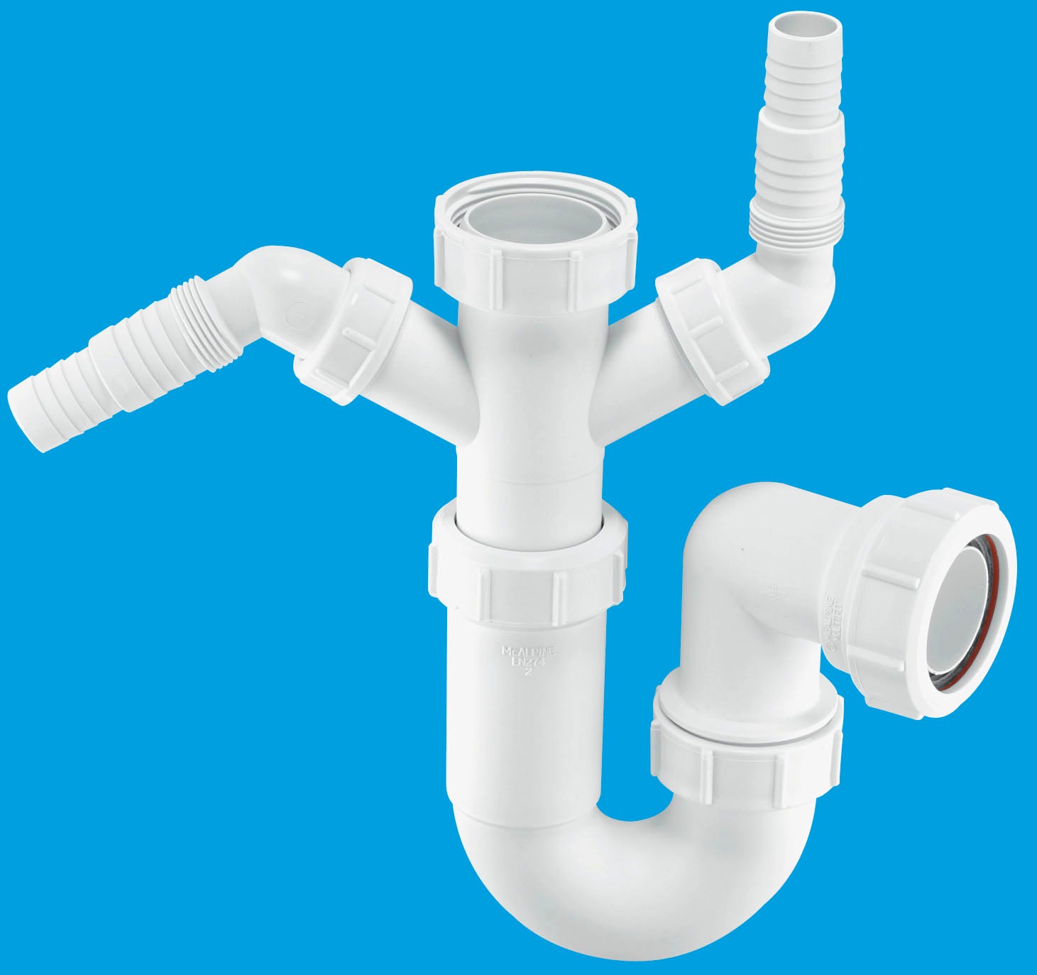McAlpine 1 1/2" SAppliance Trap Twin 135D Nozzle