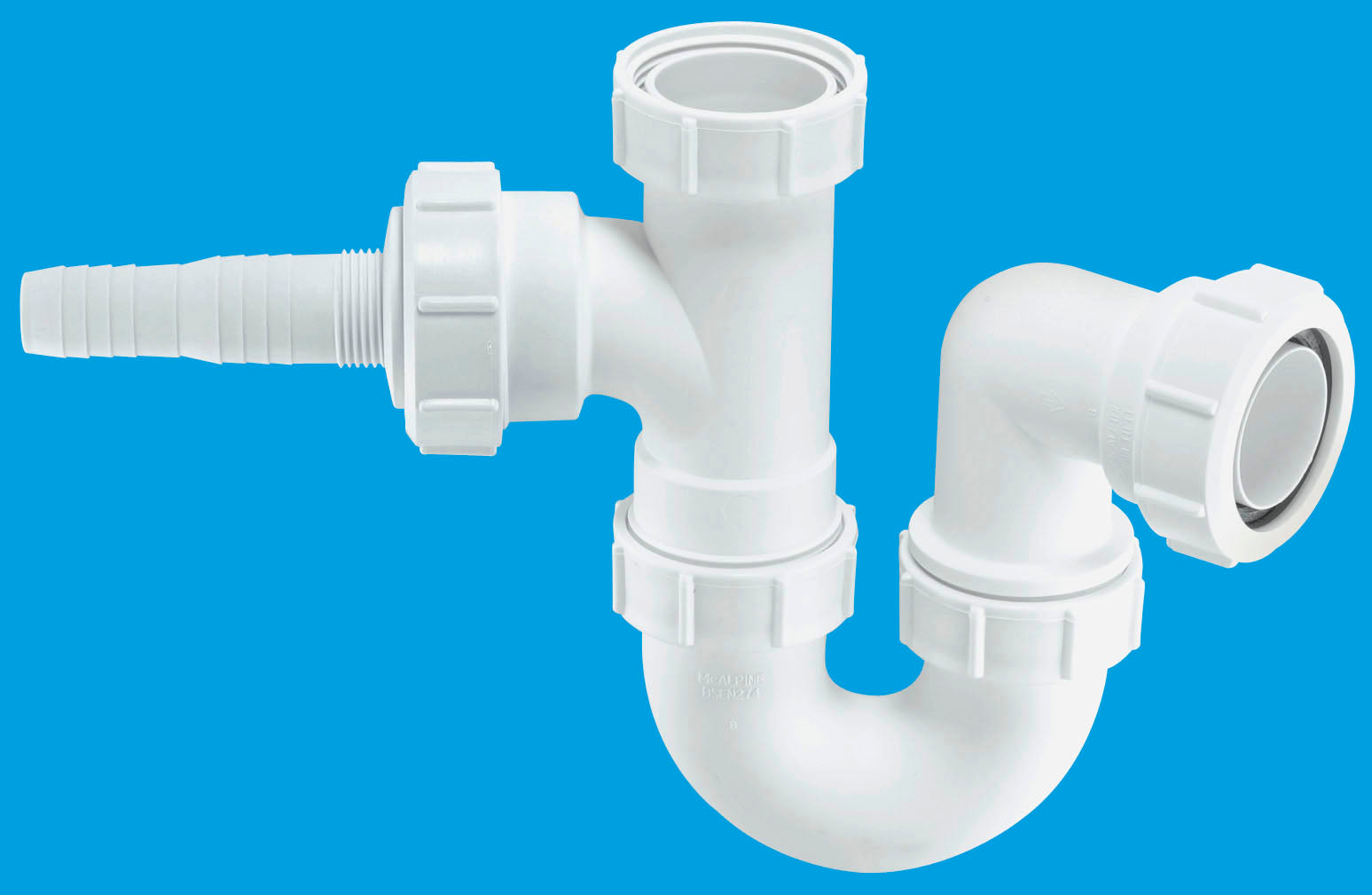 McAlpine 1 1/2" Appliance Trap  Horizontal Nozzle