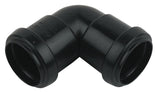 FloPlast Black PP WP11 90 Degree Bend 40mm