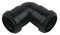 FloPlast Black PP WP11 90 Degree Bend 40mm