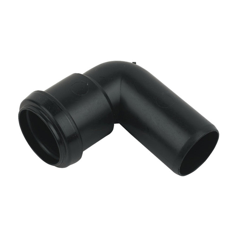 FloPlast Black PP WP27 90 Degree Conversion Bend 40mm