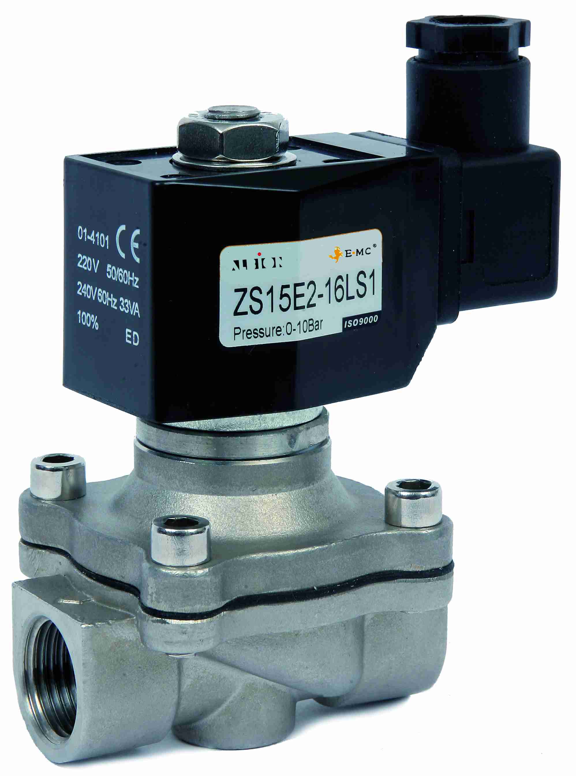 ARTZS STAINLESS Solenoid Valve NBR 24VAC Orf NC