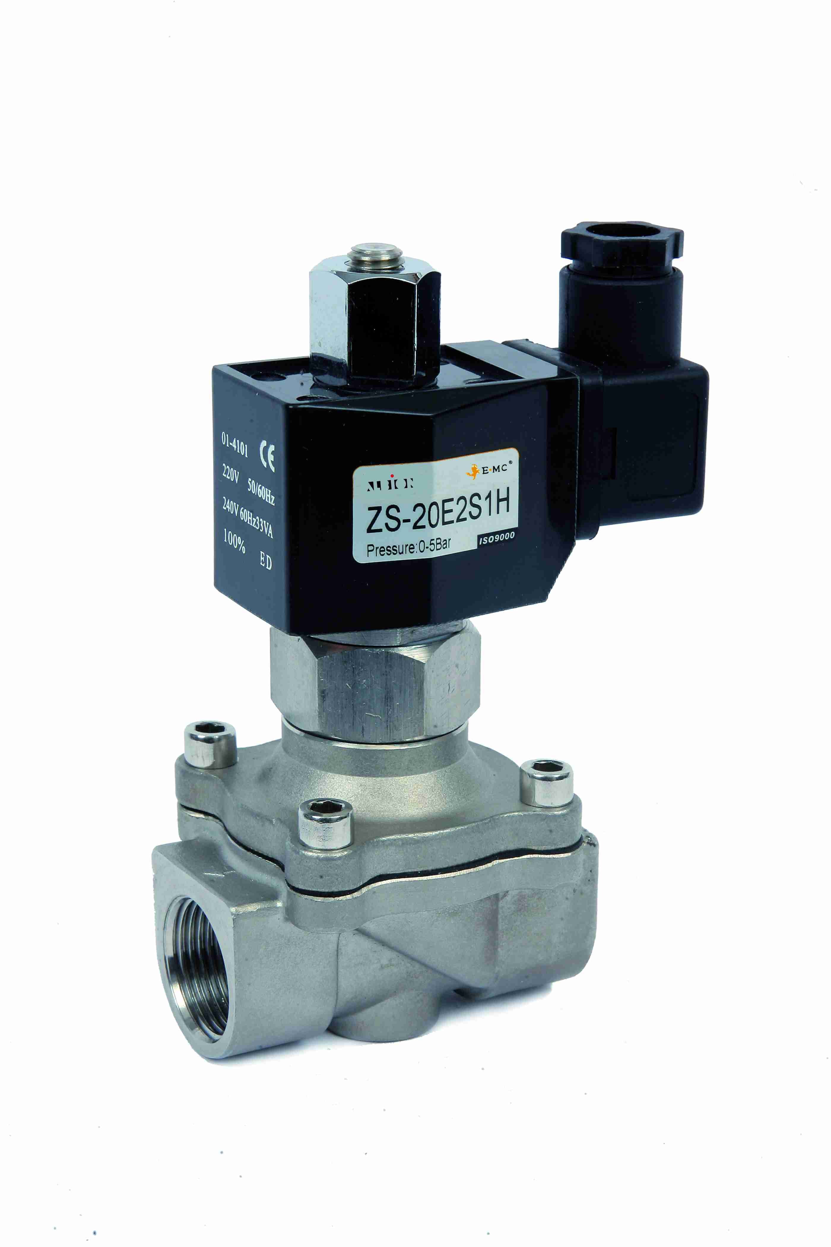 ARTZS STAINLESS Solenoid Valve NBR 24VDC Orf NO